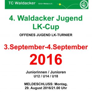 Plakat 2016 4.LK-Turnier